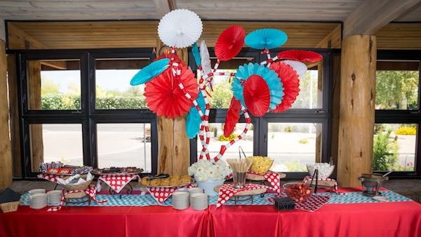 Scrumptious snacks for guests at a magical Dr. Seuss Baby Shower